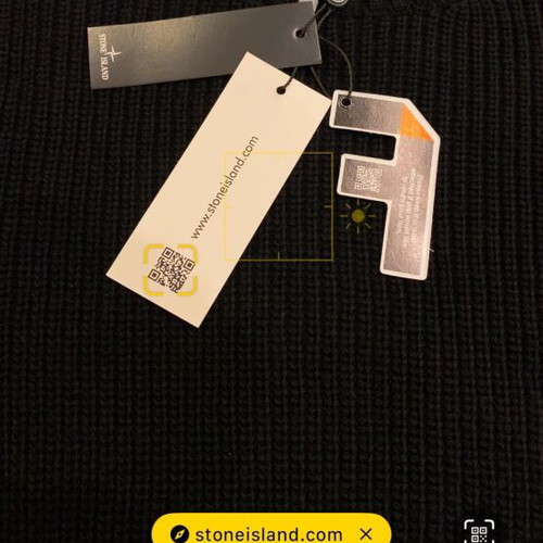 Stone Island knit sweater black size 2XL new