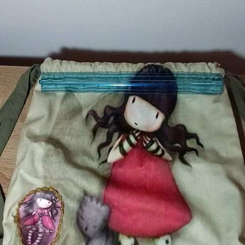 Sandoro handmade backpack bag used, multicolored