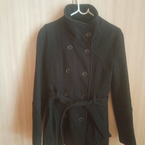 Kookai women's coat small, like new, black, short length