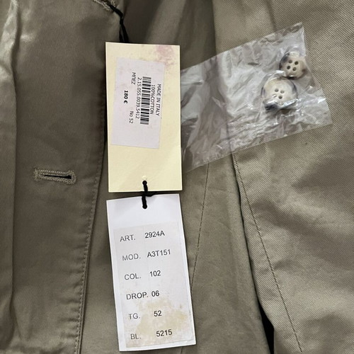 Rococo Studio beige jacket new, size 52