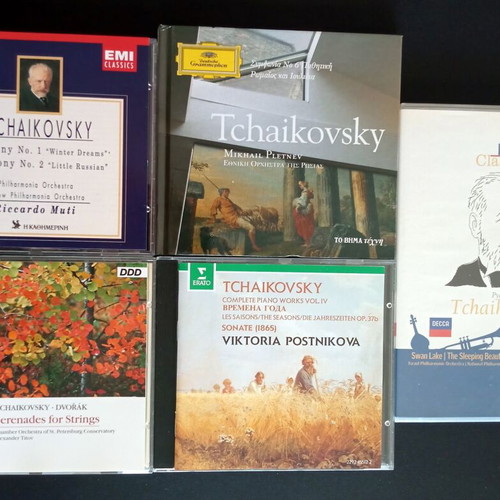 P.I. Tchaikovsky 5 CDs used, classical music set