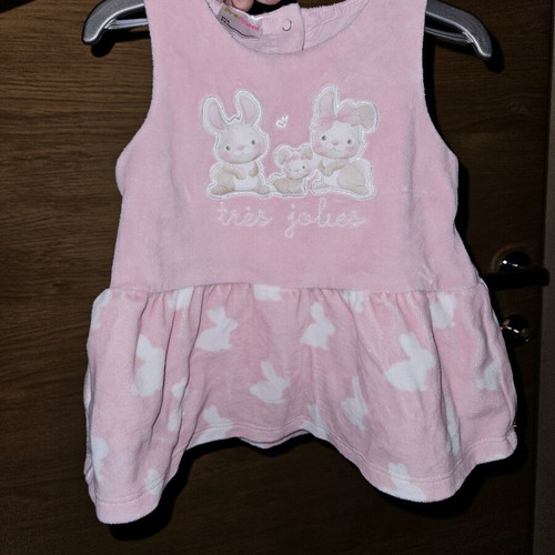 Prenatal baby dress 3-6 months like new, winter velvet