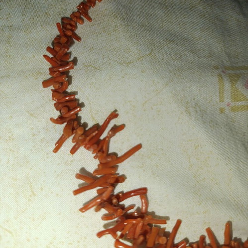 Mediterranean Precious Coral Necklace like new, red
