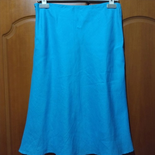 Vintage set Absolute by Sorotos linen top and turquoise skirt like new