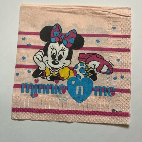 Disney vintage collectible napkins and plates like new