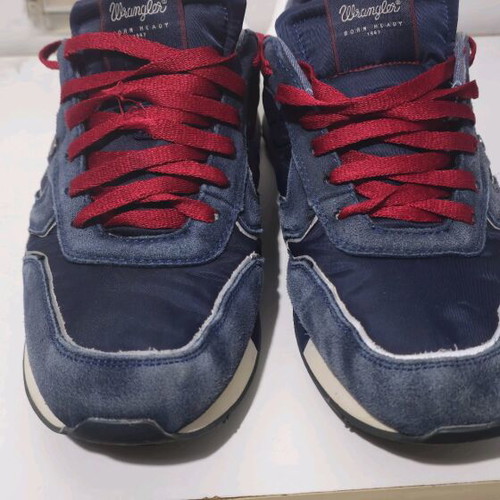 Wrangler men's sneakers used, navy blue, size 45