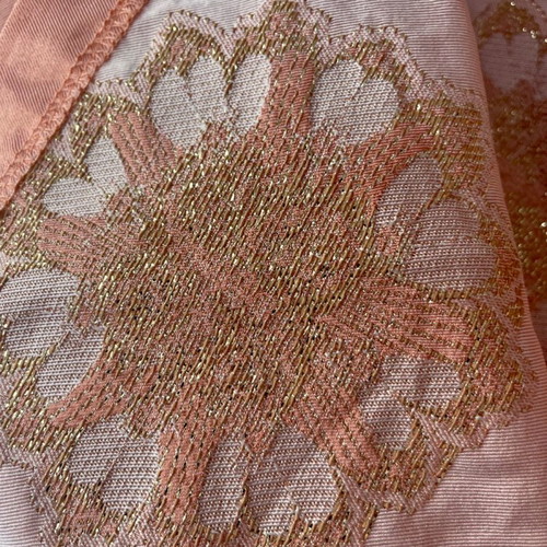 Topshop skirt new, taffeta with embroidery and pleats, pink salmon