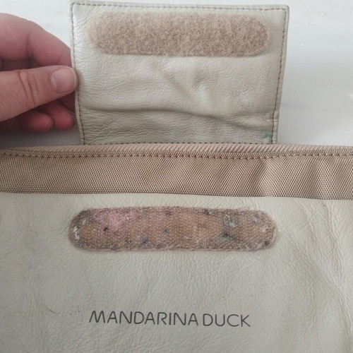 Mandarina Duck travel organizer used, beige, 25x18 cm