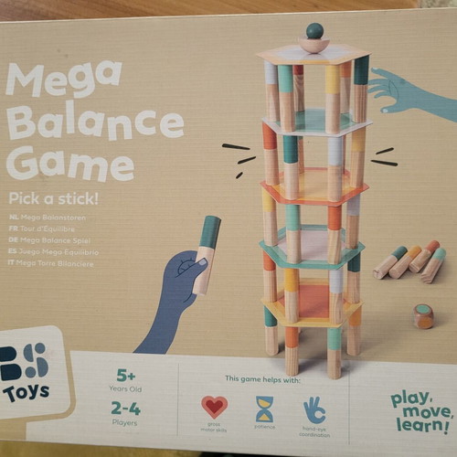 Mega Balance Game wooden toy like new by BS Toys for ages 5+