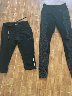 Nike κολάν γυμναστικής μαύρα XS μεταχειρισμένα, πακέτο 2