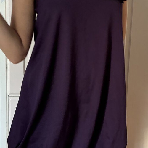 Forever 21 Y2K Purple One Shoulder Ruffle Bubble Dress Size M Like New