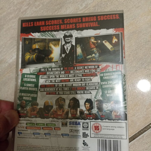 The Club PC game Sega original, like new