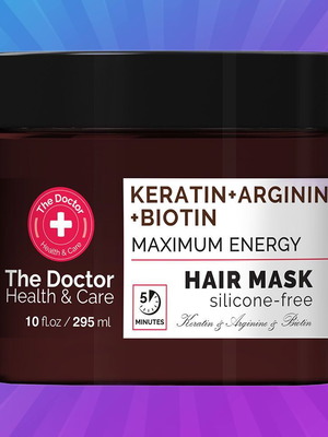 The Doctor energizing hair mask with keratin, arginine and biotin, 295 ml