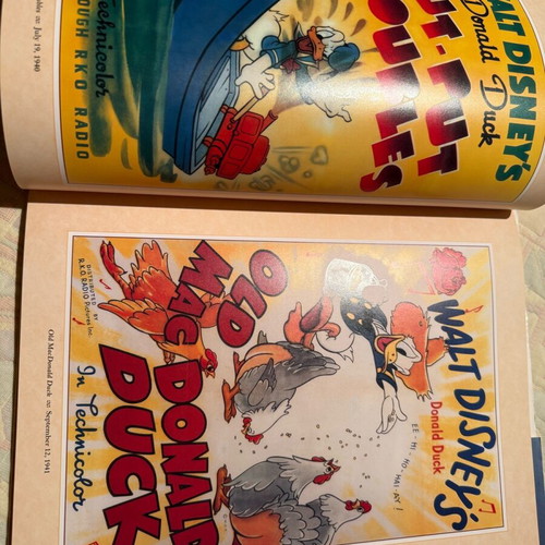 Disney Poster Book volume like new, posters from Disney movies