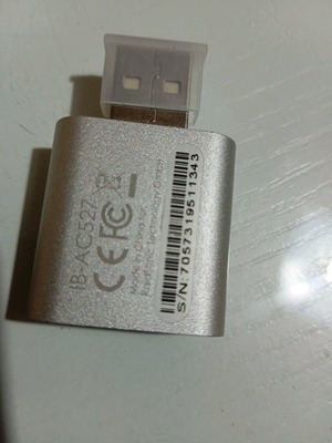 Κάρτα ήχου εξωτερική icybox σαν καινούργιο