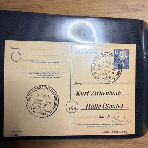 Leuchtturm FDC album 100 positions like new with case