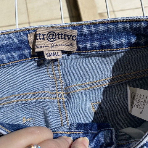 Blue Jean Attrattivo women's pants new, elastic fit with rips