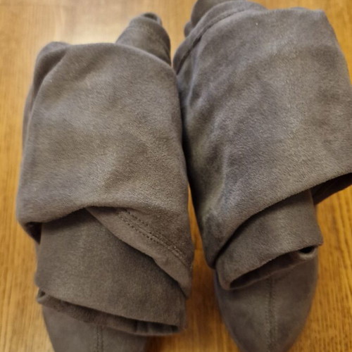 Sante Over The Knee Boots Like New, Grey, Size 37, Heel 13cm