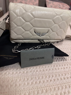 Τσάντα δερμάτινη χιαστί Zadig&Voltaire σαν καινούργια μπεζ