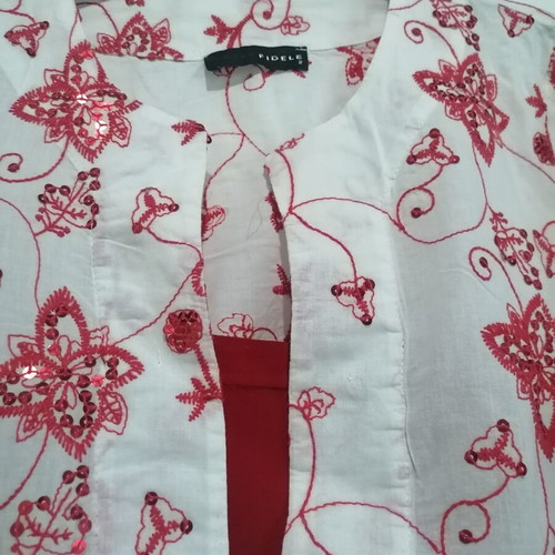 Fidele shirt with red sequins size M used