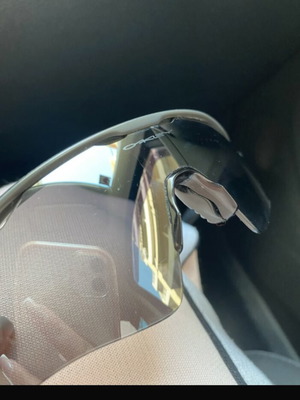 Oakley sunglasses black like new with minor wear