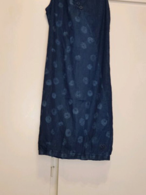 Women's summer dress used, denim style, blue, size M