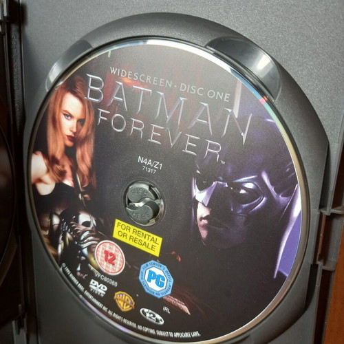 Batman Forever DVD like new, widescreen special edition with English subs