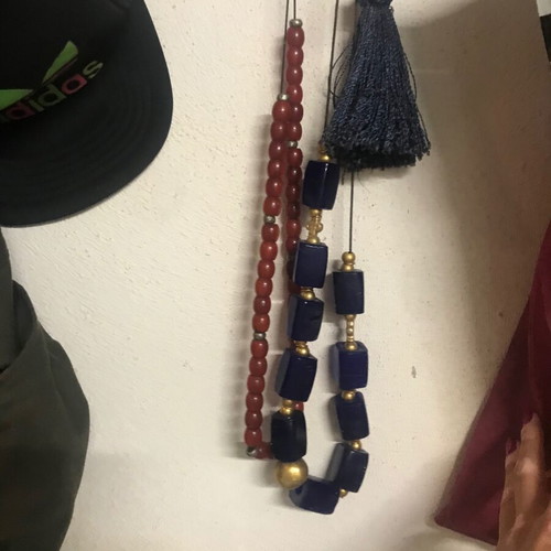 Blue decorative komboloi