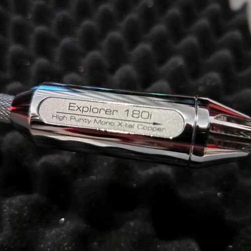 Siltech Explorer 180i RCA cable 0.75 m like new with box and certificate