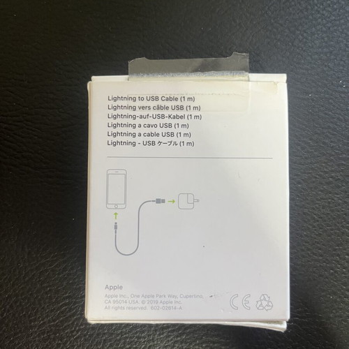 Apple genuine charging cable