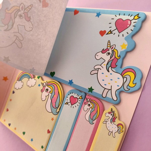Unicorn sticky notes new, for kids