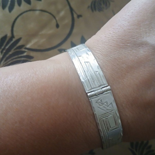 Mexican handmade bracelet, 25 grams, 18.5 cm