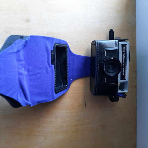 Kodak Instamatic 77X vintage analog camera used with original case