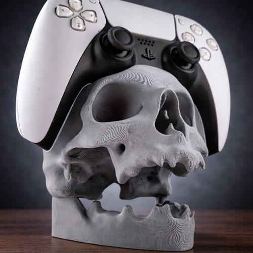 Skull Wall Mount for PS5 Controller and Headset new