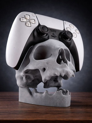Skull Wall Mount for PS5 Controller and Headset new