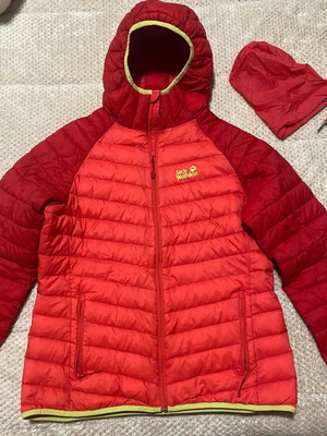 Jack Wolfskin γυναικείο μπουφάν πούπουλο μεταχειρισμένο, μέγεθος L, κόκκινο
