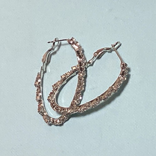 Oval earrings