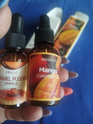 Aromatic oils for candles, mango and caramel pudding, 2 x 30 ml