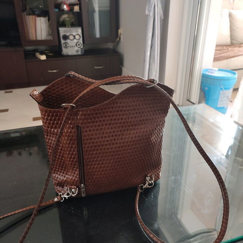Backpack bag used, brown