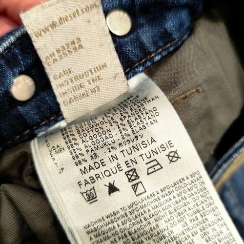 Diesel Cherish slim-skinny low rise vintage jeans, blue