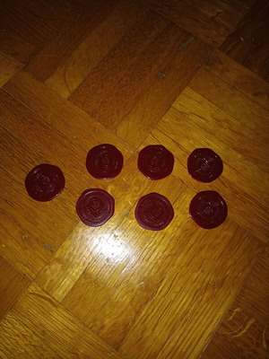 Tullamore red bottle caps pack of 7 new