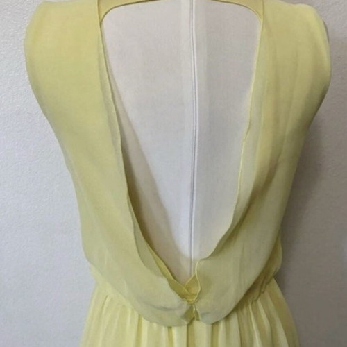 Zara cocktail dress like new, yellow