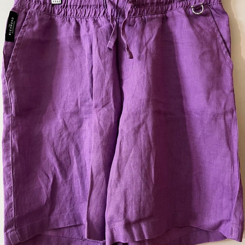 Richmond linen shorts like new, purple, size S