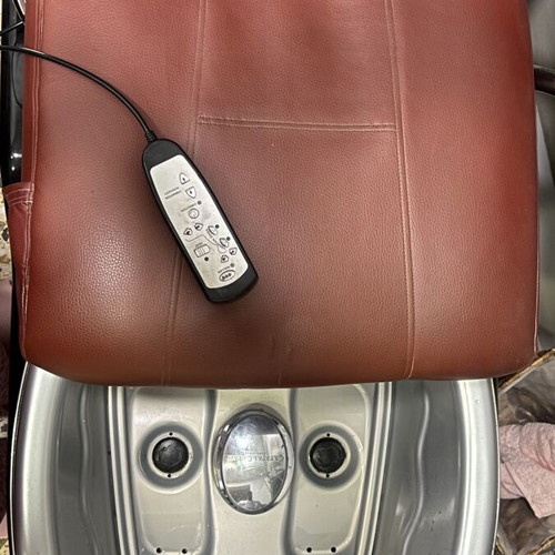 Pedicure chair used with massage function and remote control