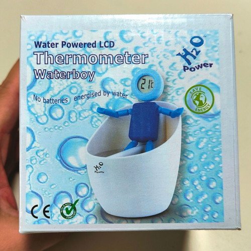 Powerplus Waterboy Digital Thermometer new, water-powered