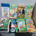 Children's tapes used with some damaged boxes