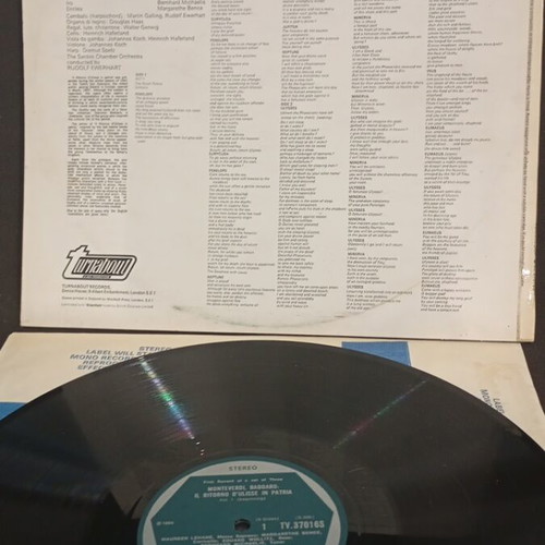 Monteverdi Il ritorno d'Ulisse in patria vinyl used