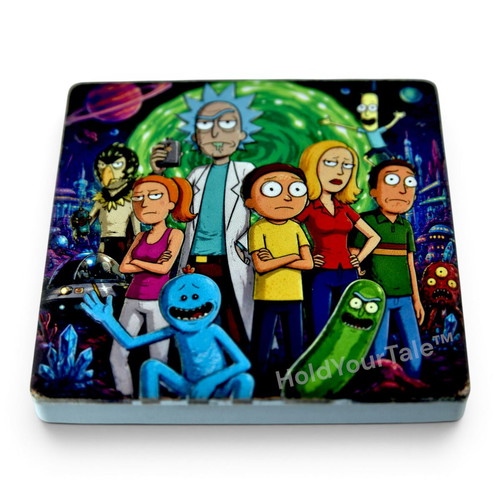 Rick and Morty Ceramic Fridge Magnet 57×57 mm new