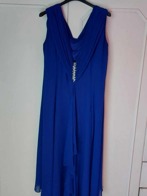 Abiye dress used, blue, size XL