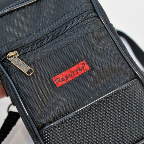 Vintage Reporter Camera Bag black mini shoulder bag from Italy